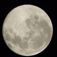 歯科診療所ベランダより撮影/東京の夜空で皆既月蝕観測